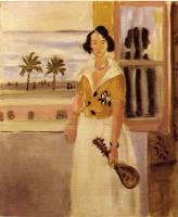 Matisse, Henri Emile Benoit - woman with a mandolin